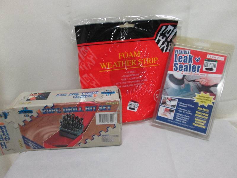 29 pc drill bit set, foam weather s...