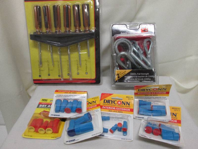 6 pc screwdriver set, Master Lock 4...