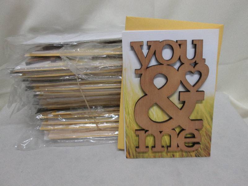 Lot of unique wood front Anniversar...