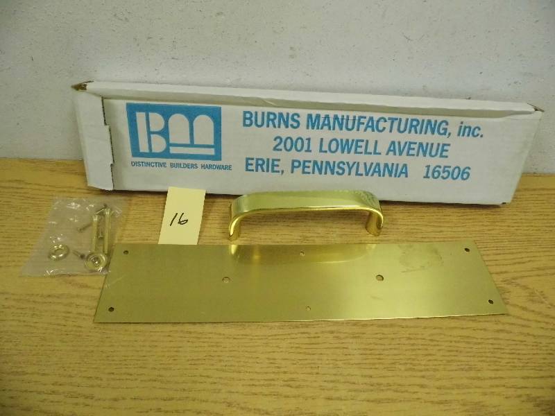 Brass Pull Plate