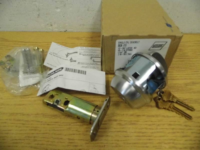 Schlage Single Cylinder Deadbolt