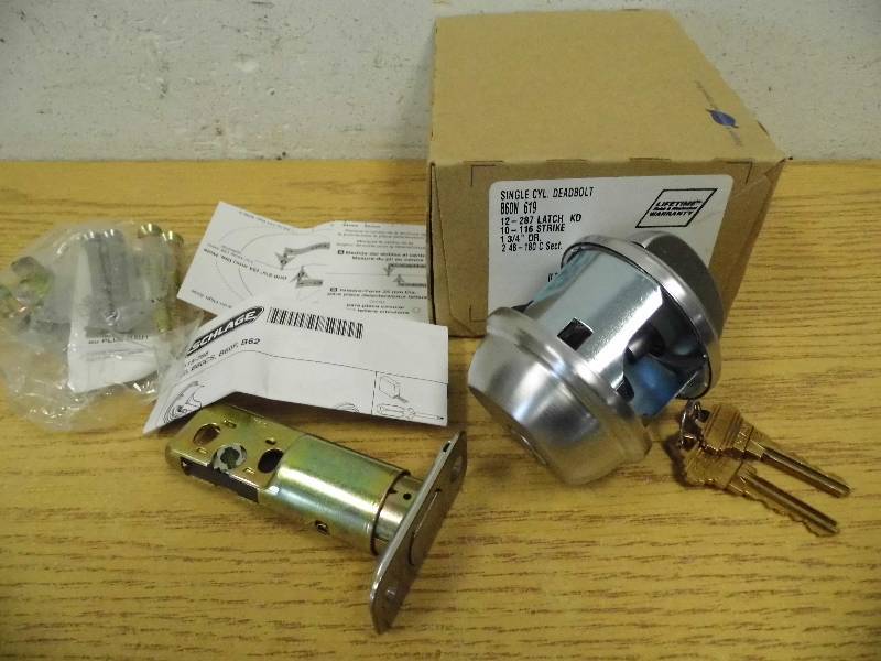 Schlage Single Cylinder Deadbolt