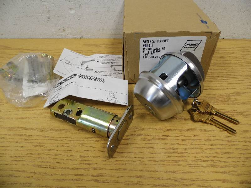 Schlage Single Cylinder Deadbolt
