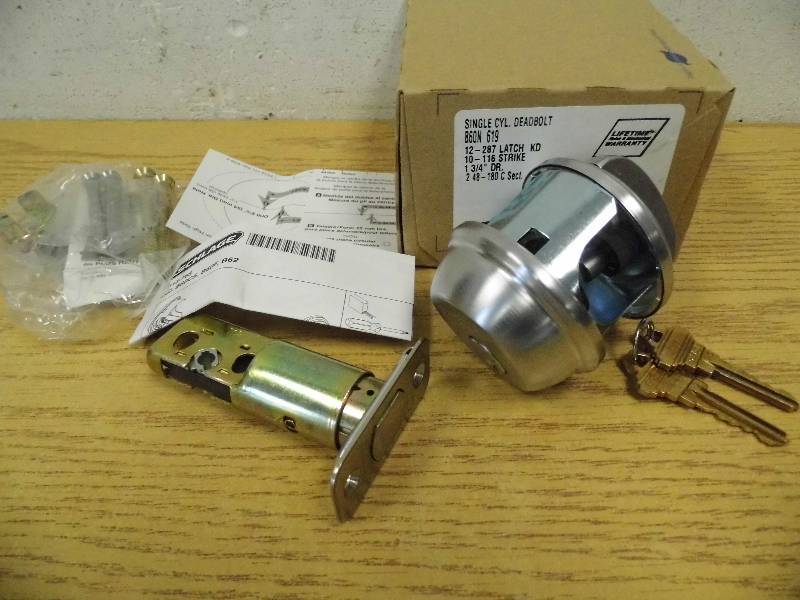 Schlage Single Cylinder Deadbolt