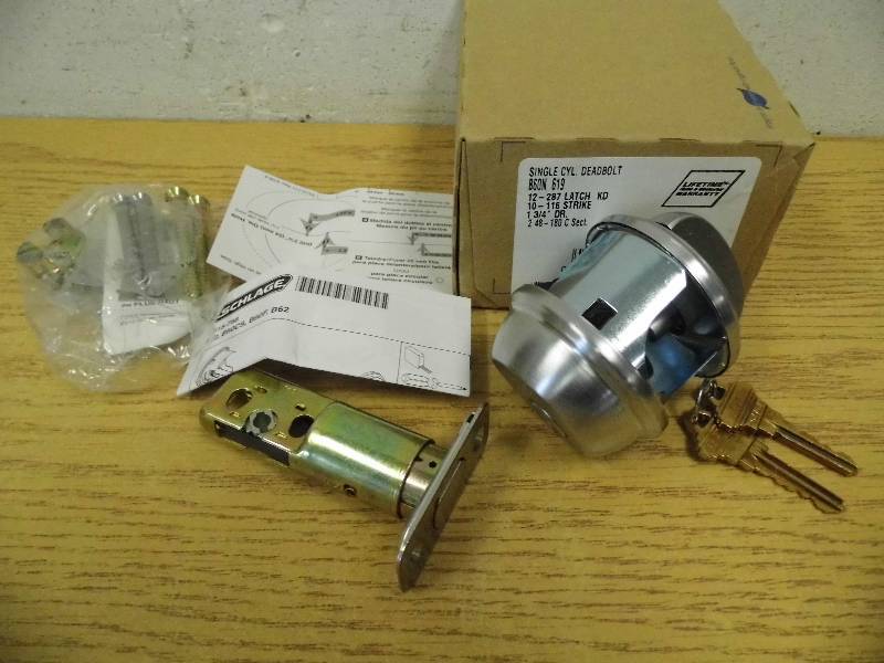 Schlage Single Cylinder Deadbolt