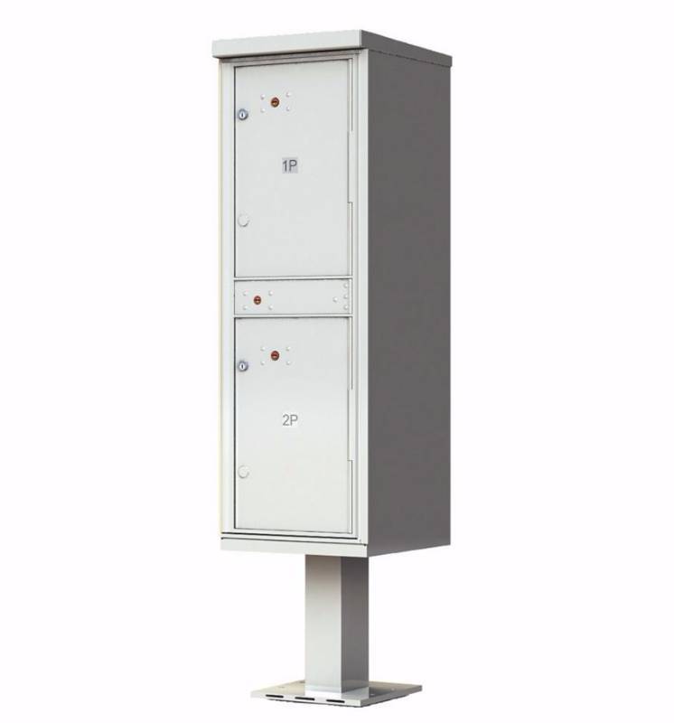 Outdoor Parcel Locker w Pedestal
