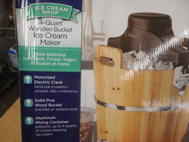 Oster Wooden Ice Cream Bucket