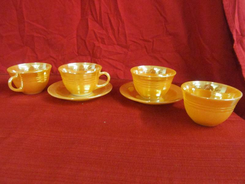 lot 28 image: Fire King dishes