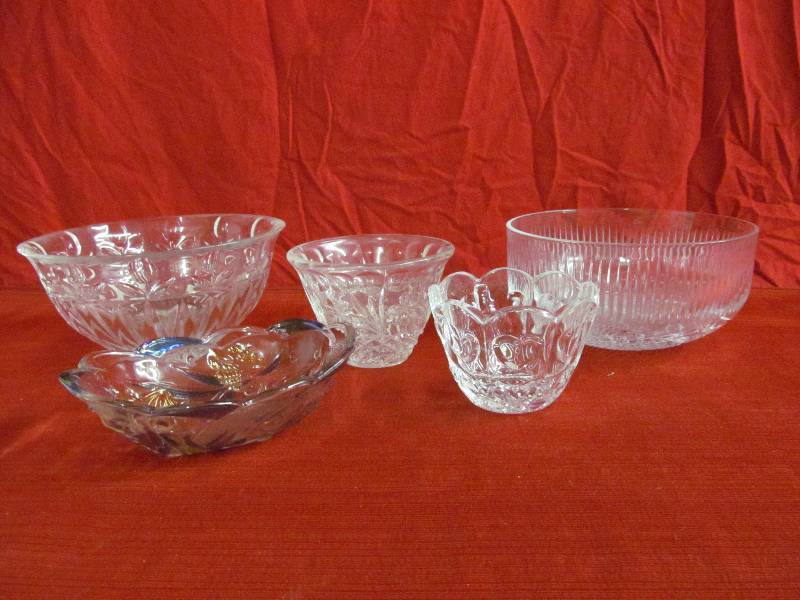 lot 35 image: lead glass dishes