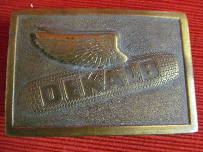 lot 51 image: DeKalb belt buckle