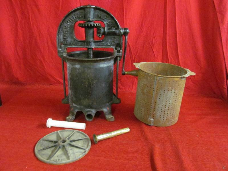 lot 84 image: vintage meat stuffer