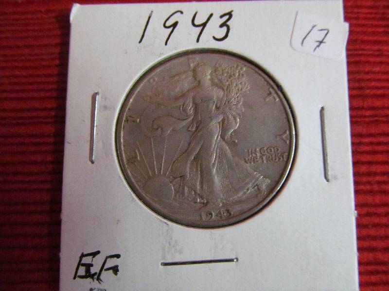 lot 125 image: Liberty Walking Half dollar
