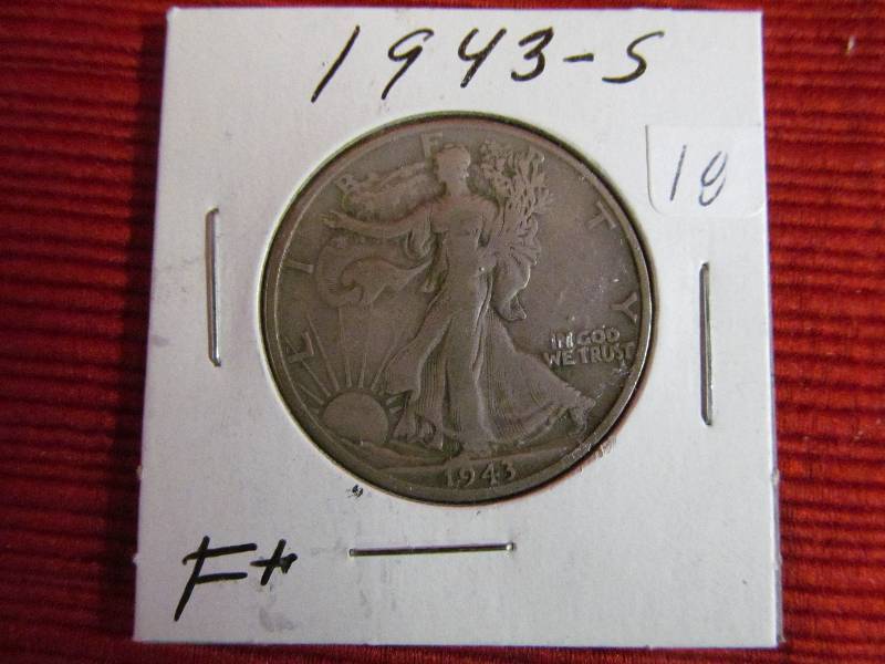 lot 126 image: Liberty Walking Half dollar