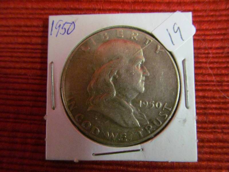 lot 127 image: Franklin half dollar