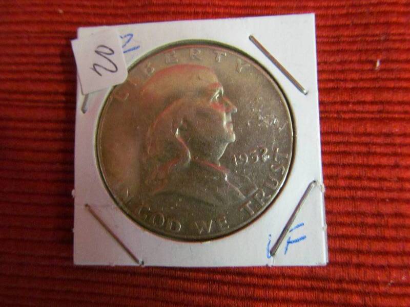 lot 128 image: Franklin half dollar