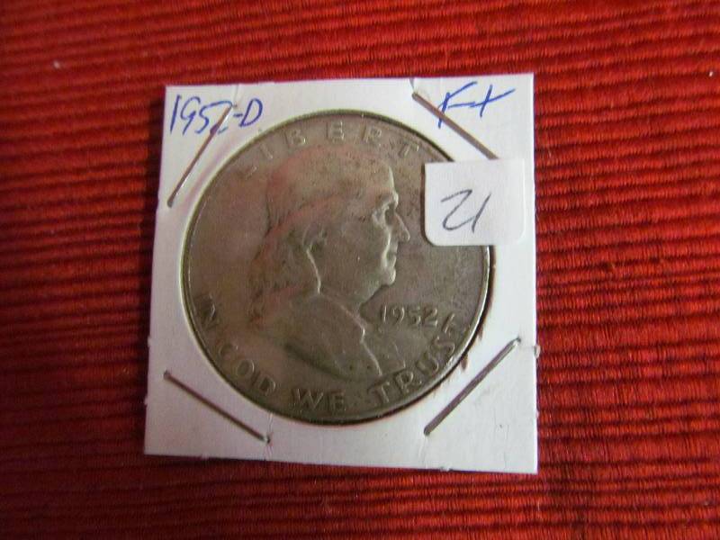 lot 129 image: Frankiln half dollar