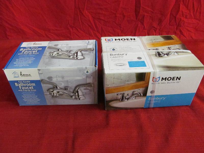 lot 159 image: Moen faucet
