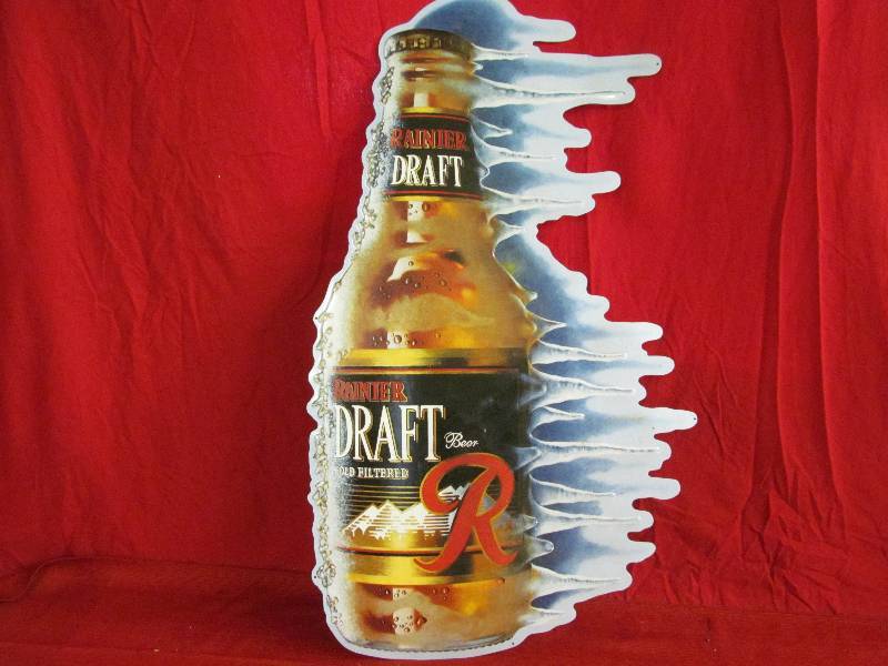 lot 172 image: Rainer Draft Beer sign