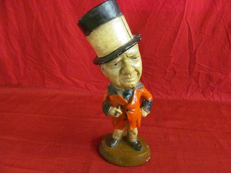 lot 205 image: W.C.Fields plaster statue