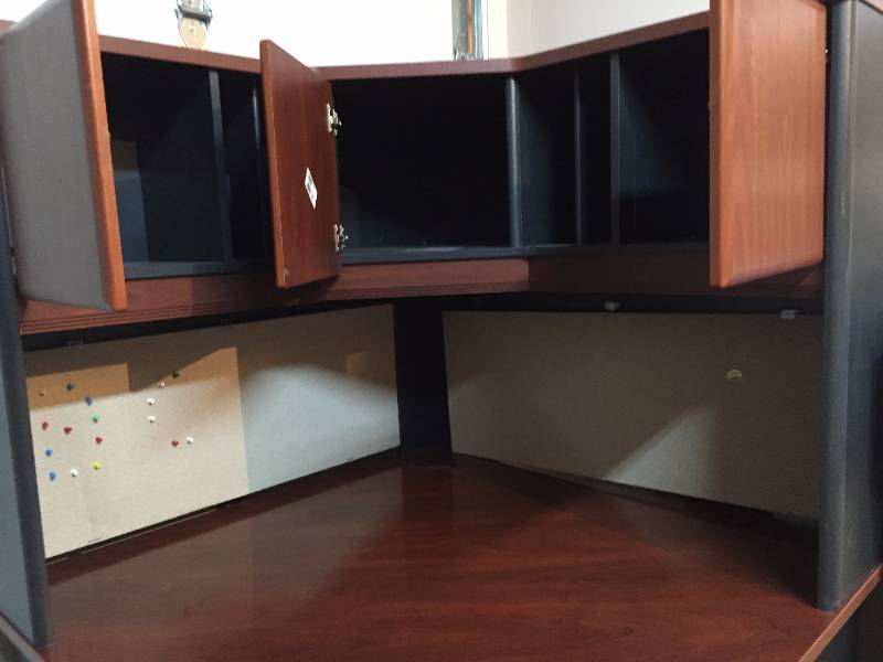 DESK AND CREDENZA