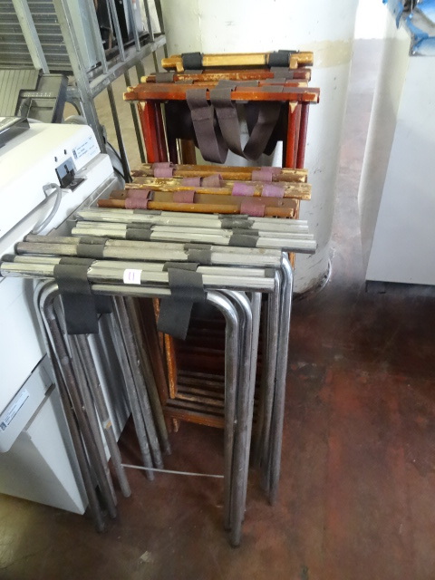 lot 11 image: 11 Hostess Tray Stands