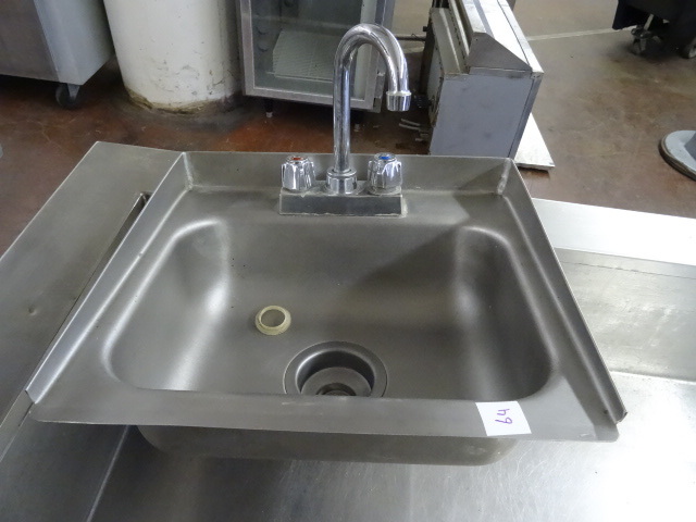 lot 64 image: Stainless Hand Wash Sink