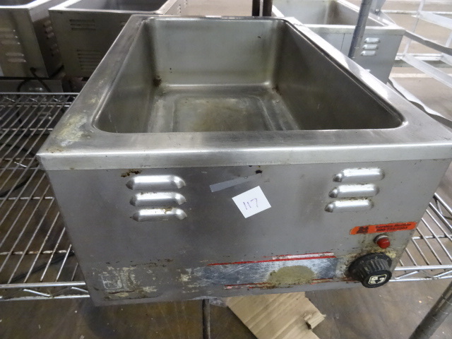 lot 117 image: APW Wyott Steamer Full Size Pan