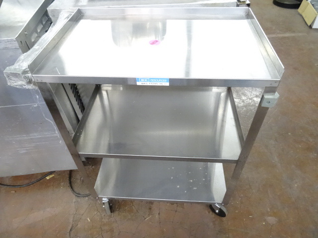 lot 208 image: Brand New Stainless Cart 24 X 16 X 32