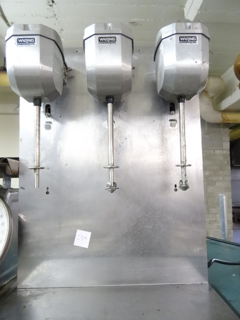lot 239 image: Waring 3 Head Malt Mixers