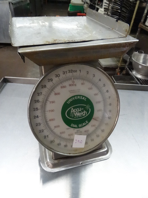 lot 240 image: Universal ACCu Weigh Scale
