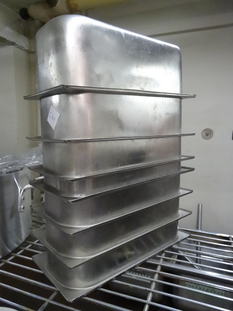 lot 261 image: 14 X 6 Pan Insert Qty 7