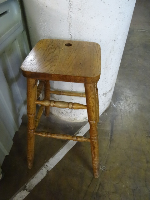lot 368 image: Wood stool