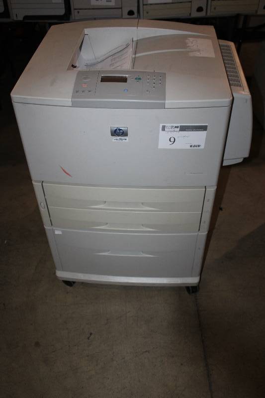 lot 9 image: HP Monochrome LaserJet 9050DN Printer
