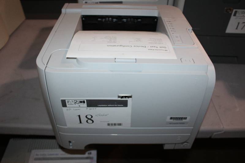 lot 18 image: HP Monochrome LaserJet P2035 Printer