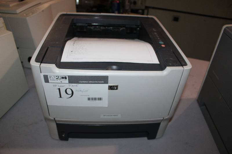 lot 19 image: HP Black and White LaserJet P2015 Printer