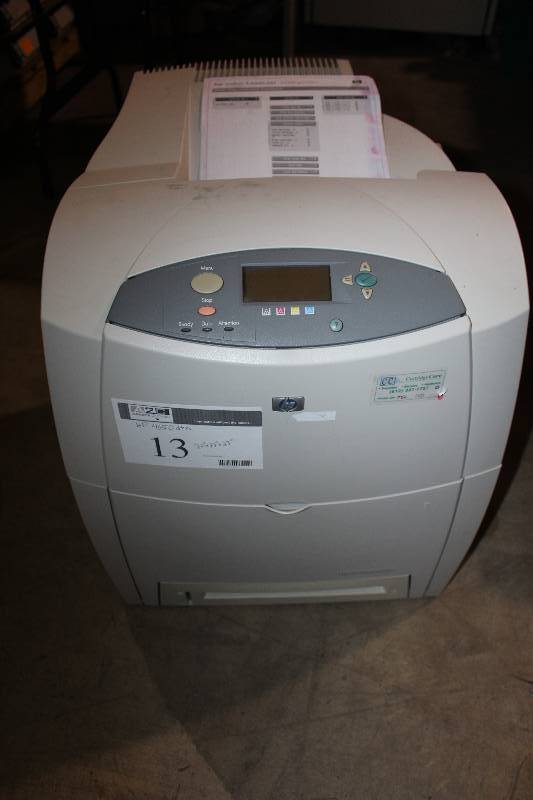 lot 13 image: HP Color LaserJet 4650dtn Printer