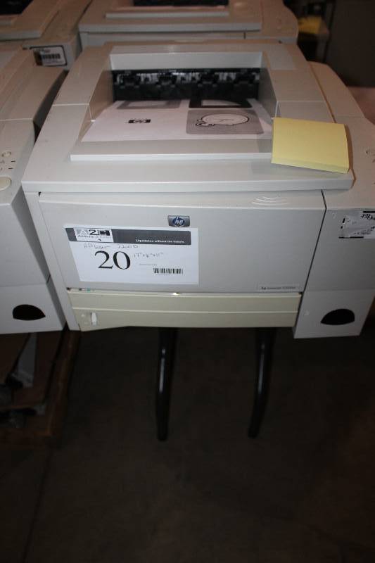 lot 20 image: HP Black and White LaserJet 2200d Printer