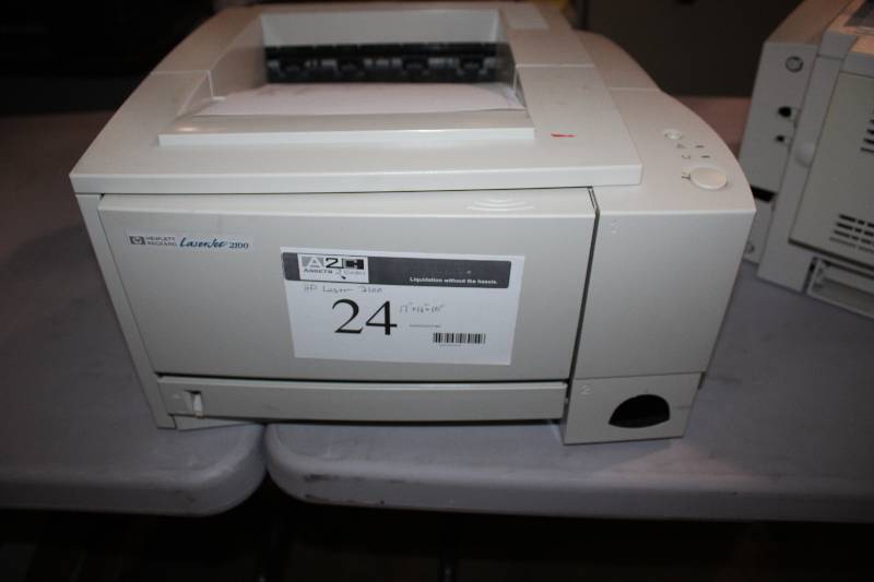 lot 24 image: HP Black and White LaserJet 2100 Printer