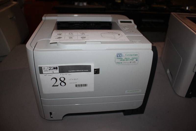 lot 28 image: HP Black and White LaserJet P2055d Printer