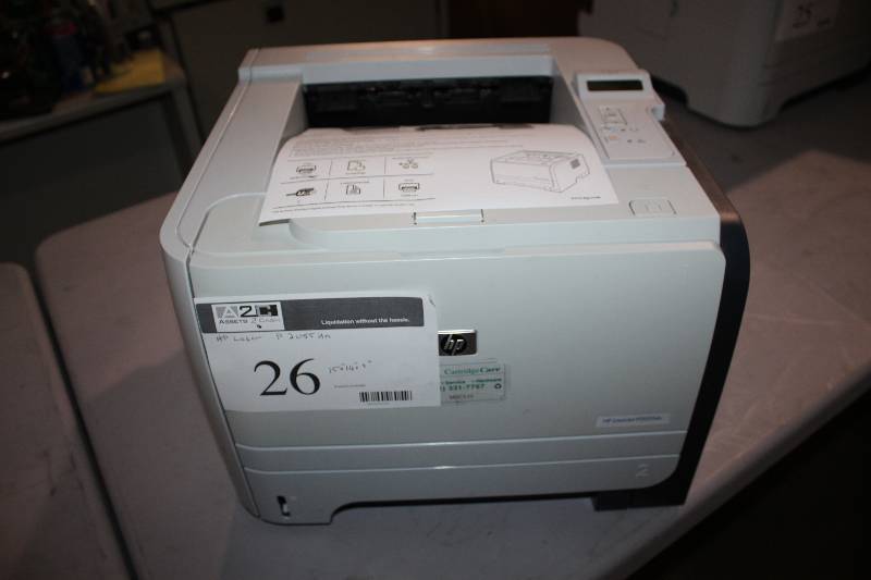 lot 26 image: HP Black and White LaserJet P2055dn Printer