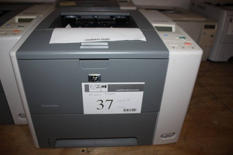 lot 37 image: HP Black and White LaserJet P3005 Printer