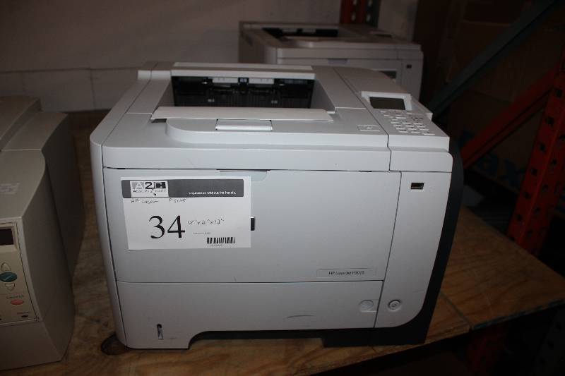 lot 34 image: HP Black and White LaserJet P3015 Printer