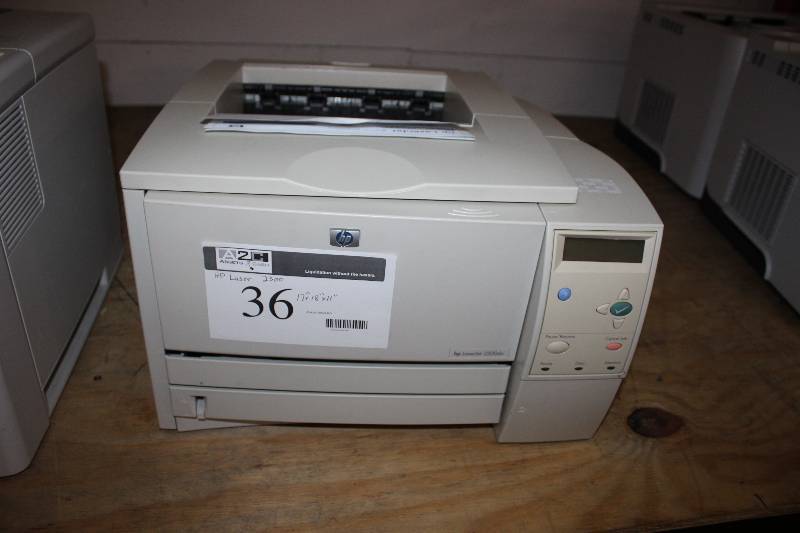 lot 36 image: HP Black and White LaserJet 2300dn Printer