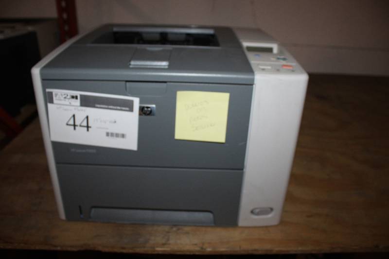 lot 44 image: HP Black and White LaserJet P3005 Printer