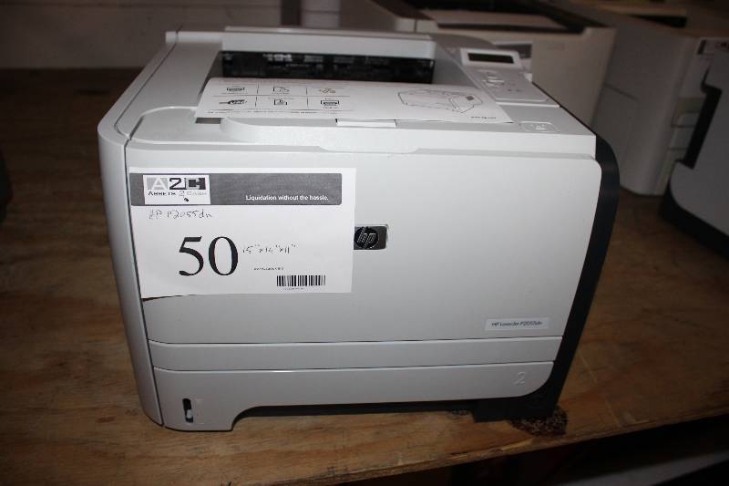 lot 50 image: HP Monochrome LaserJet P2055dn Printer