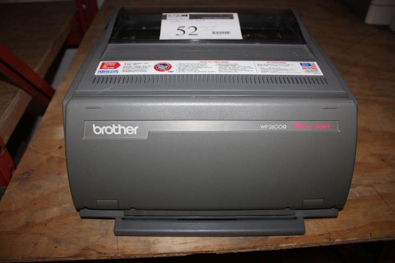 lot 52 image: Brother Monochrome WP-2600Q Printer