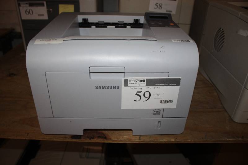 lot 59 image: Samsung Black and White Laser ML-3470 Printer