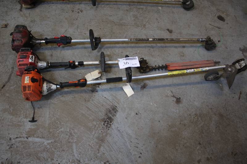 Lot of (3) Yard Tools Including (2) Stihl String Trimmer, (1) Redmax GZ23N Straight Shaft Trimmer