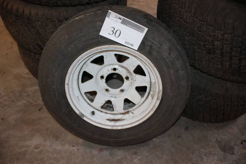 Power Stream 78-14 Tire Mounted 5 hole Rim