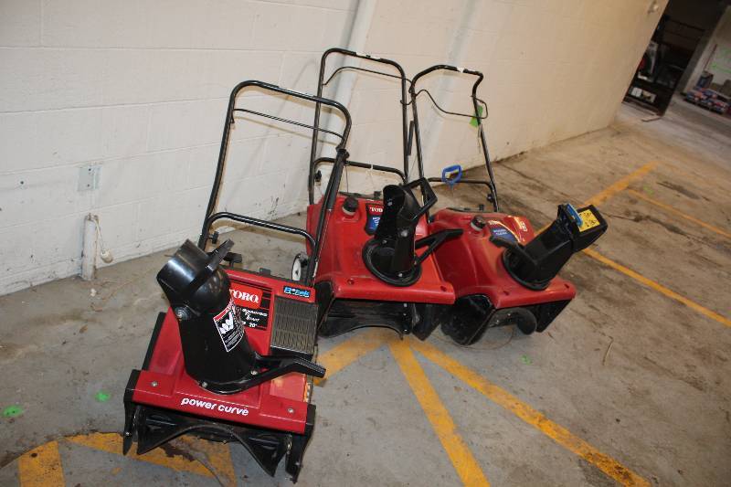 Lot of (3) Toro Snowblower